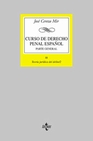 Libro :CURSO DE DERECHO PENAL ESPAOL III/2 de Autor no disponible