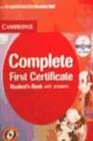 Libro :COMPLETE FIRST CERTIFICATE STUDENTS BOOK WITH ANSWERS+ CD de Brook-Hart, Guy