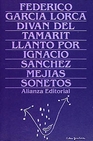Libro :DIVN DE TAMARIT. LLANTO POR IGNACIO SNCHEZ MEJAS. SONETOS de VV.AA.