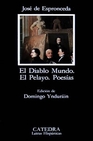 Libro :EL DIABLO MUNDO; EL PELAYO; POESAS de Espronceda, Jos de