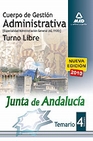 Libro :CUERPO DE GESTIN ADMINISTRATIVA TURNO LIBRE VOL. IV de VV.AA.