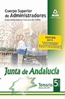 Libro :CUERPO SUPERIOR DE ADMINISTRADORES GESTIN FINANCIERA A1.1200) V. 5 J. ANDALUCA de VV.AA.