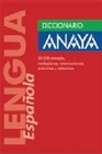 Libro :DICCIONARIO DE LENGUA ESPAOLA ANAYA de VV.AA.