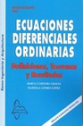 Libro :ECUACIONES DIFERENCIALES ORDINARIAS, DEFINICIONES, TEOREMAS Y RESULTADOS de VV.AA.