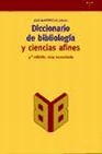 Libro :DIC.BIBLIOLOGIA Y CIENCIAS AFINES 3ED de MARTINEZ DE SOUSA,JOSE
