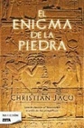 Libro :EL ENIGMA DE LA PIEDRA de Jacq, Christian